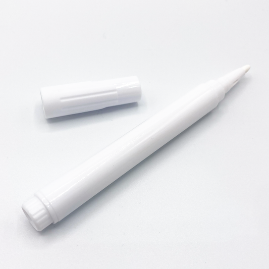 acrylic panel with white pen